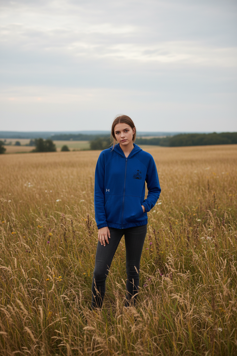 Countryside field lifestyle shot