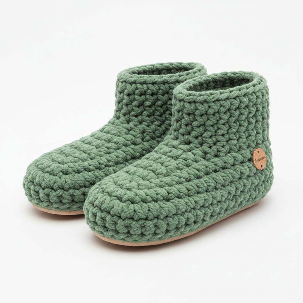 Crochet Ankle Slippers