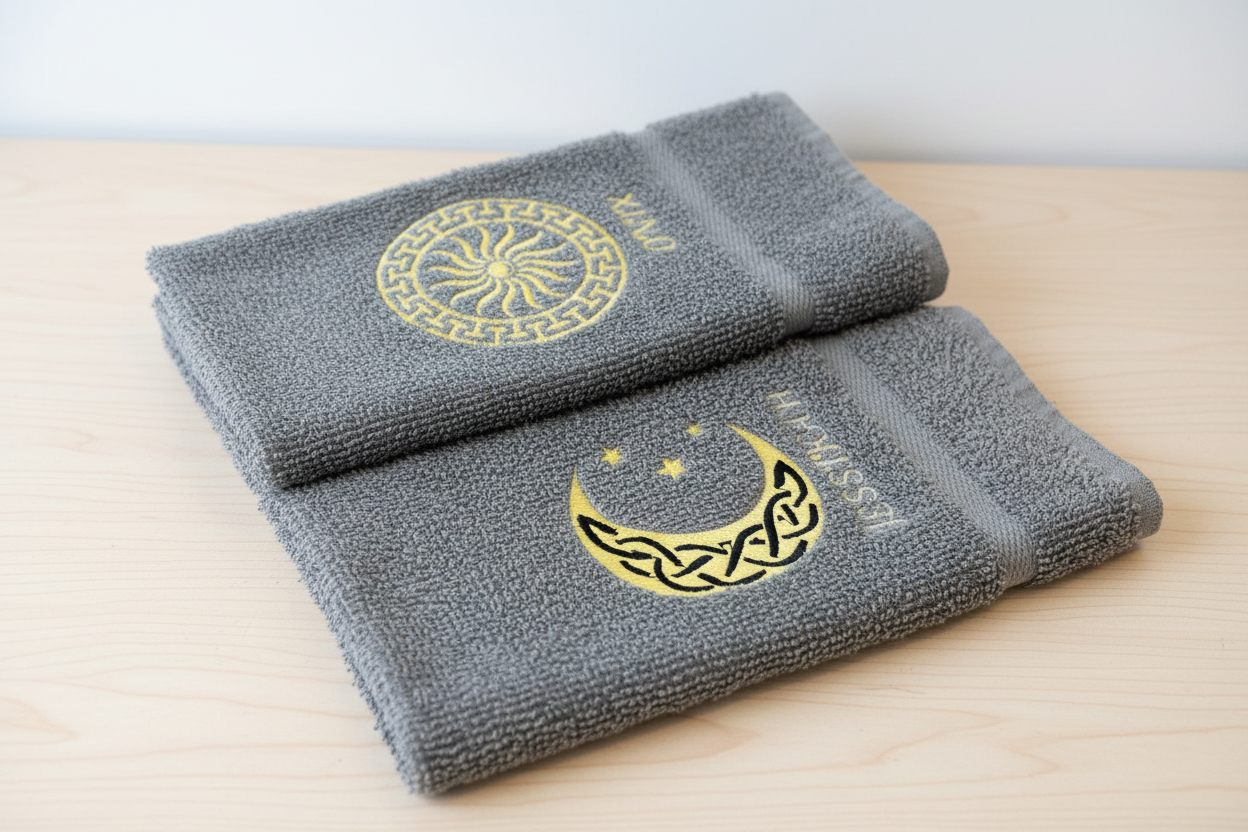 Personalized Embroidered Hand Towels